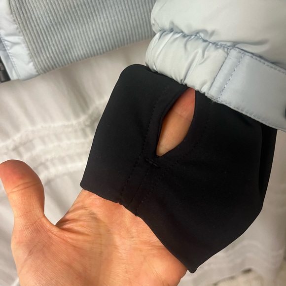 SAM NY Freestyle Down Puffer Jacket Coat in light blue, size L - Picture 5 of 10